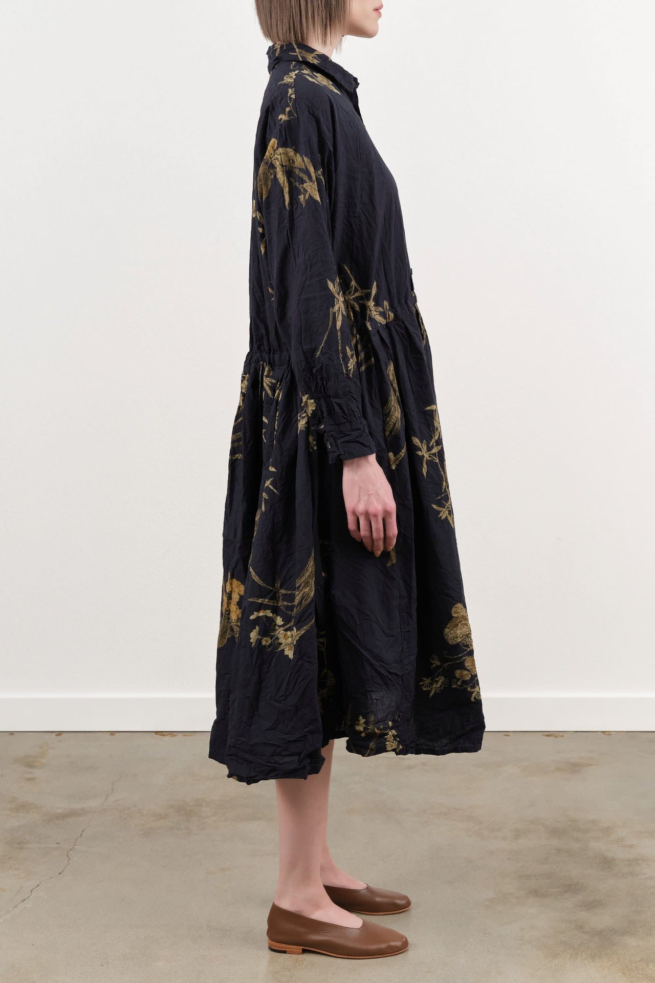 Pas de Calais Apparel Womens Dresses Japonism Flower Print Dress