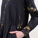 Pas de Calais Apparel Womens Dresses Japonism Flower Print Dress