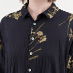 Pas de Calais Apparel Womens Dresses Japonism Flower Print Dress