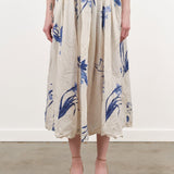 Pas de Calais Apparel Womens Skirts Japonism Flower Print Skirt