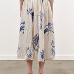 Pas de Calais Apparel Womens Skirts Japonism Flower Print Skirt