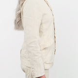 Pas de Calais Apparel Womens Jackets Linen Cotton Soft Twill Tailored Jacket