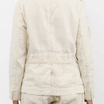Pas de Calais Apparel Womens Jackets Linen Cotton Soft Twill Tailored Jacket