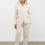 Pas de Calais Apparel Womens Pants Linen Cotton Soft Twill Tapered Pants