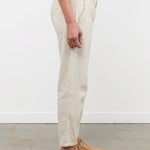 Pas de Calais Apparel Womens Pants Linen Cotton Soft Twill Tapered Pants
