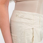 Pas de Calais Apparel Womens Pants Linen Cotton Soft Twill Tapered Pants