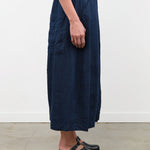 Pas de Calais Apparel Womens Pants Linen Indigo Chambray Pants