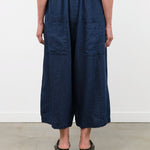 Pas de Calais Apparel Womens Pants Linen Indigo Chambray Pants