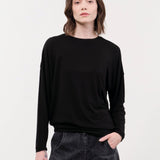 Pas de Calais Apparel Womens Sweaters Lyocell Cashmere Crewneck Jersey Pullover
