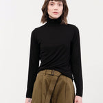 Pas de Calais Apparel Womens Sweaters Lyocell Cashmere Turtleneck Jersey Pullover