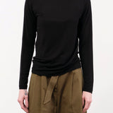 Pas de Calais Apparel Womens Sweaters Lyocell Cashmere Turtleneck Jersey Pullover