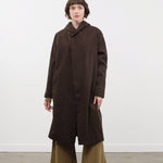 Pas de Calais Apparel Womens Outerwear Mulesing-Free Wool Cotton Hooded Coat