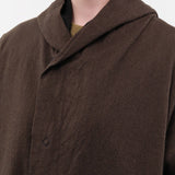Pas de Calais Apparel Womens Outerwear Mulesing-Free Wool Cotton Hooded Coat
