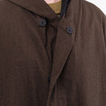 Pas de Calais Apparel Womens Outerwear Mulesing-Free Wool Cotton Hooded Coat