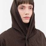 Pas de Calais Apparel Womens Outerwear Mulesing-Free Wool Cotton Hooded Coat