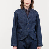 Pas de Calais Apparel Womens Jackets Natural Denim Tailored Jacket