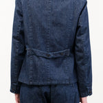 Pas de Calais Apparel Womens Jackets Natural Denim Tailored Jacket
