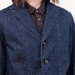 Pas de Calais Apparel Womens Jackets Natural Denim Tailored Jacket