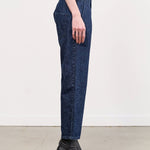 Pas de Calais Apparel Womens Denim Natural Denim Tapered Pants