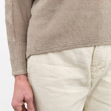 Pas de Calais Apparel Womens Sweaters Normandy Linen Crew Neck Pullover