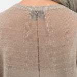 Pas de Calais Apparel Womens Sweaters Normandy Linen Crew Neck Pullover