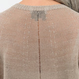 Pas de Calais Apparel Womens Sweaters Normandy Linen Crew Neck Pullover