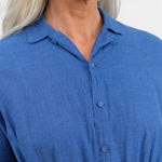 Pas de Calais Apparel Womens Dresses Organic Cotton Chambray Dress