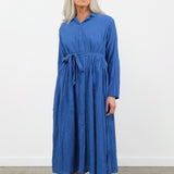 Pas de Calais Apparel Womens Dresses Organic Cotton Chambray Dress
