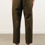 Pas de Calais Apparel Womens Pants Organic Cotton Linen Natural Twill Loose Slim Pants