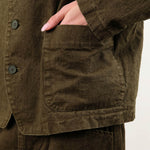 Pas de Calais Apparel Womens Jackets Organic Cotton Linen Natural Twill Tailored Jacket