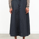 Pin Dot Crinkle Skirt in Navy by Pas de Calais