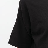 Pas de Calais Apparel Womens Tees Recycle Jersey Oversize T-Shirt in Black