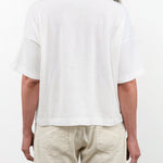 Pas de Calais Apparel Womens Tees Recycle Jersey Oversize T-Shirt in White