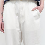 Waistband view of Recycled Yarn Denim Cropped Pants