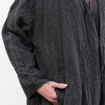 Pas de Calais Apparel Womens Outerwear Refined Wool Gauze Coat