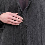 Pas de Calais Apparel Womens Outerwear Refined Wool Gauze Coat