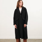 Pas de Calais Apparel Womens Outerwear Relax Cashmere Oversized Long Coat