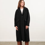 Pas de Calais Apparel Womens Outerwear Relax Cashmere Oversized Long Coat