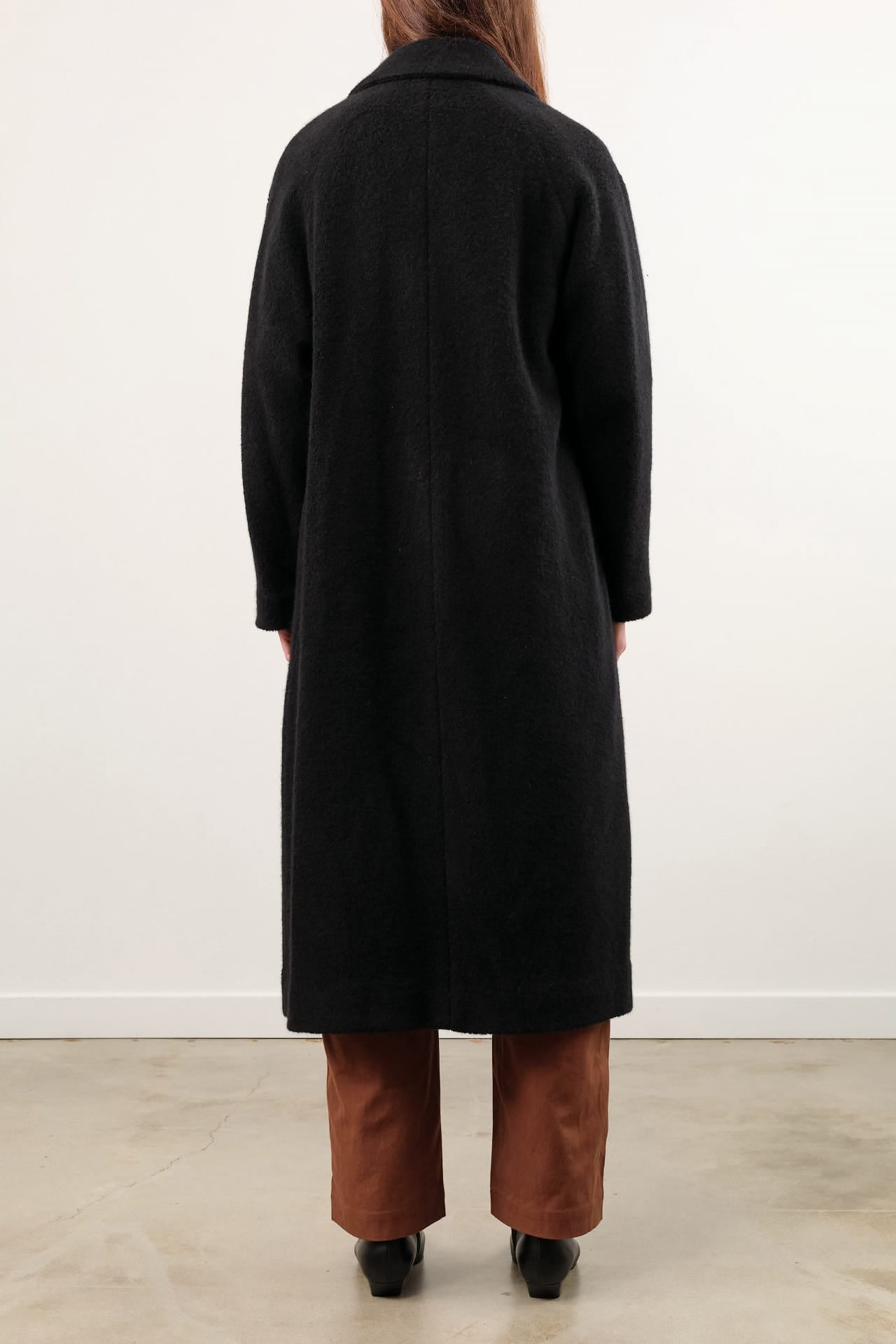 Pas de Calais Apparel Womens Outerwear Relax Cashmere Oversized Long Coat