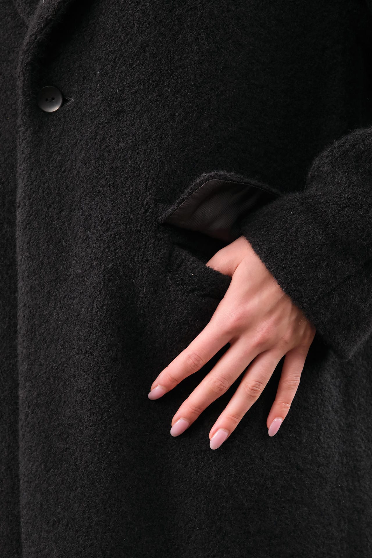 Pas de Calais Apparel Womens Outerwear Relax Cashmere Oversized Long Coat