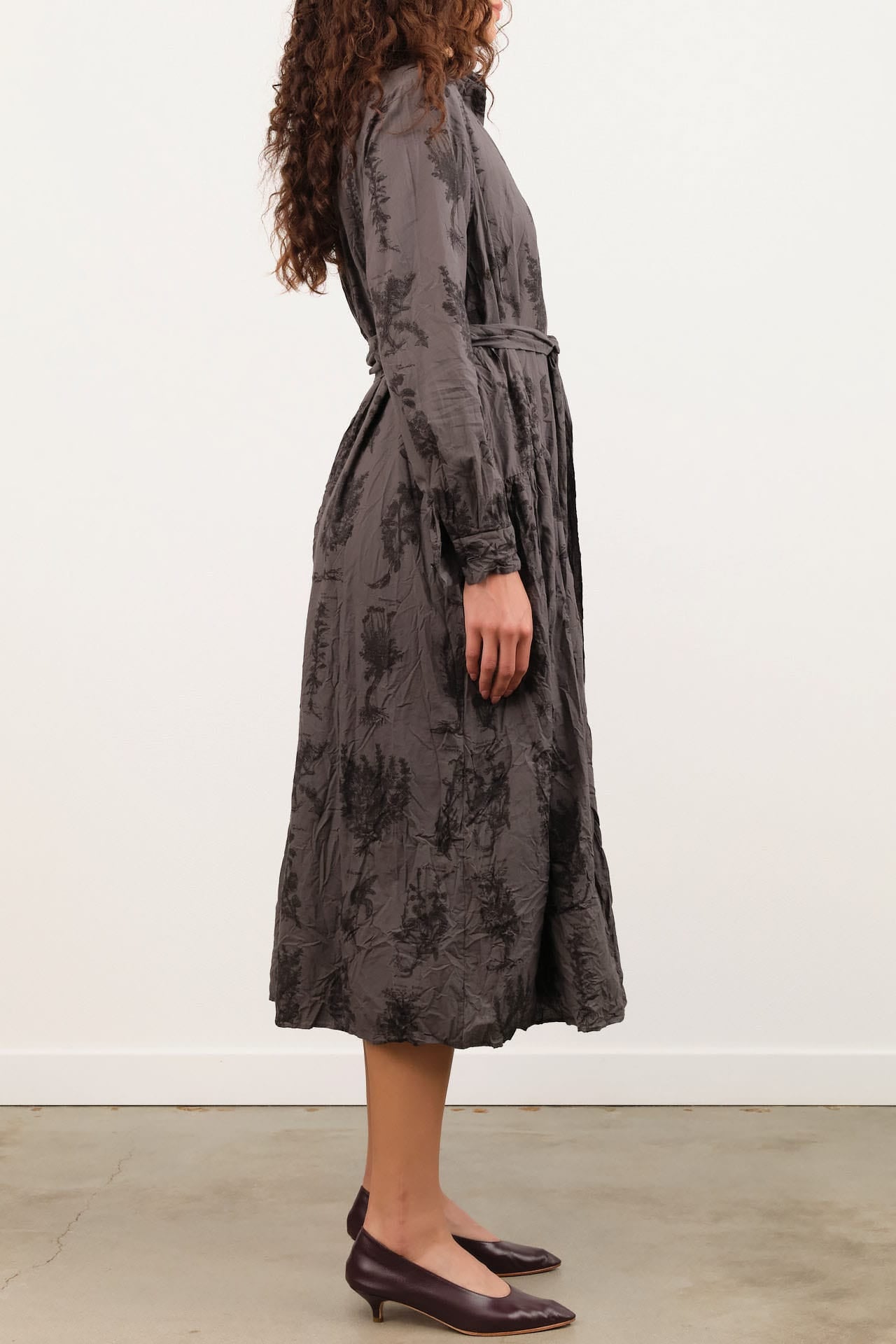 Pas de Calais Apparel Womens Dresses Relax Herbal Print Dress