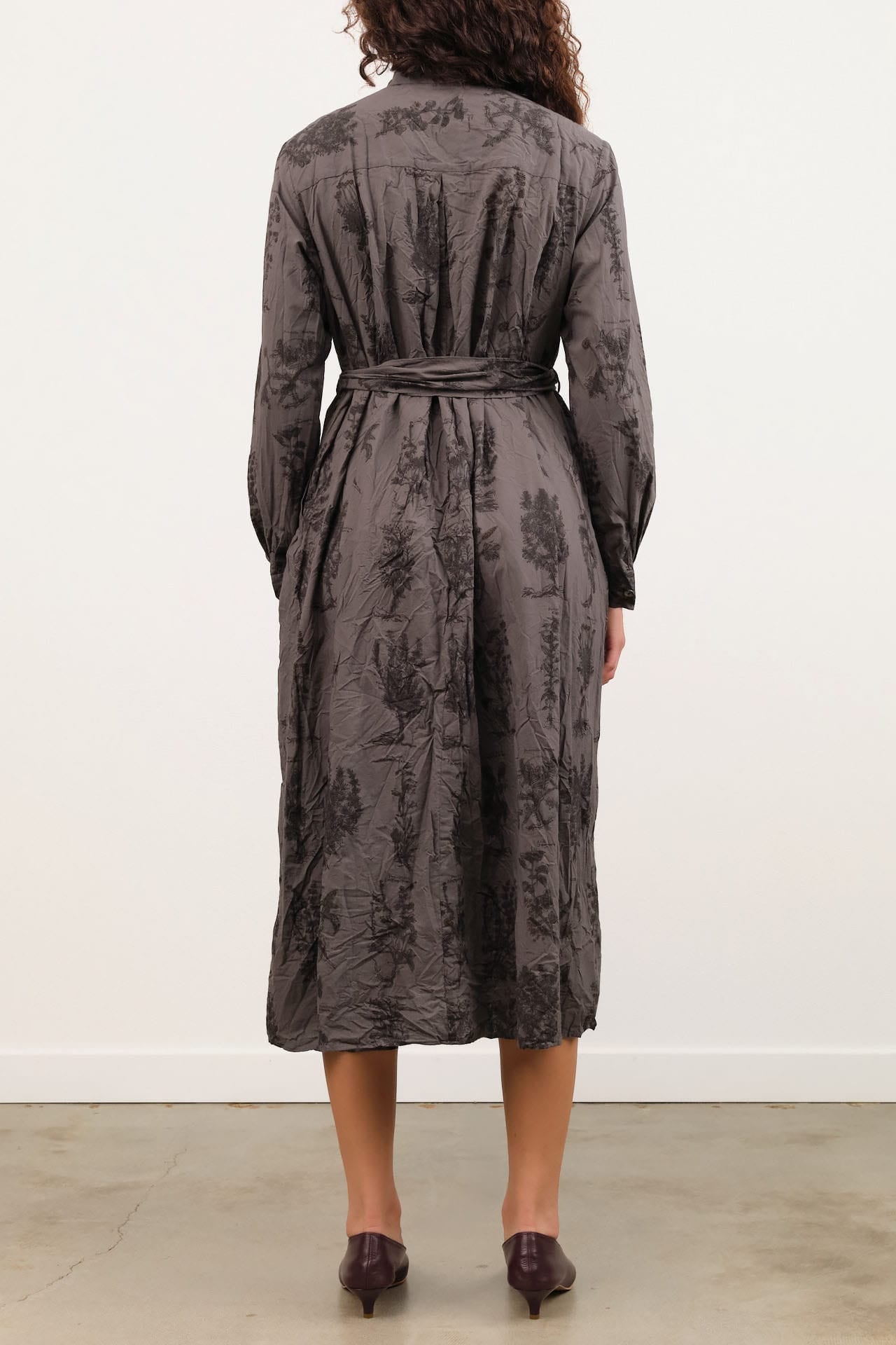 Pas de Calais Apparel Womens Dresses Relax Herbal Print Dress
