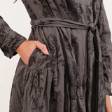Pas de Calais Apparel Womens Dresses Relax Herbal Print Dress