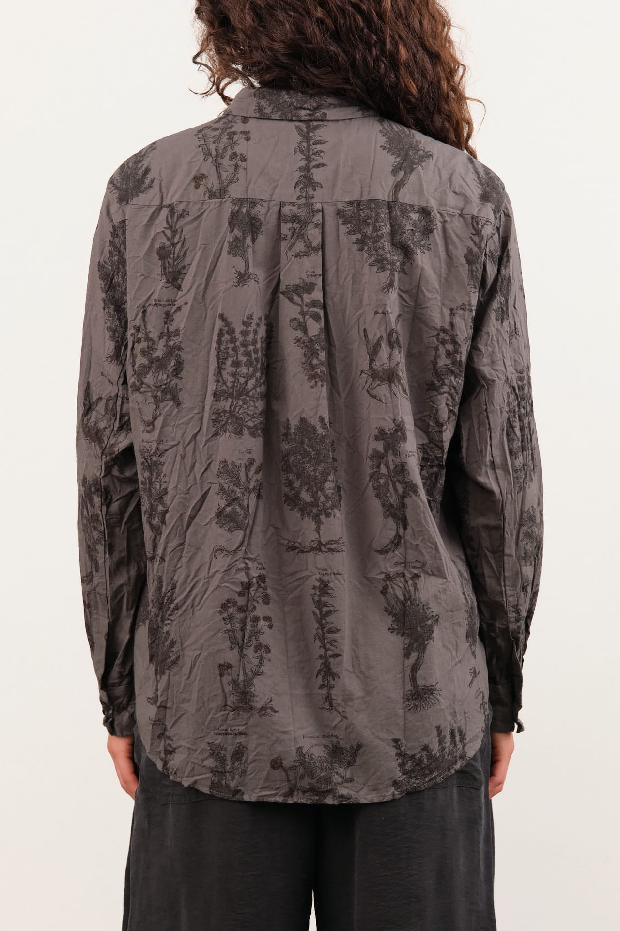 Pas de Calais Apparel Womens Blouses Relax Herbal Print Shirt