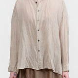 Tencel/Ramie Botanical Dye Blouse by Pas de Calais in Grey