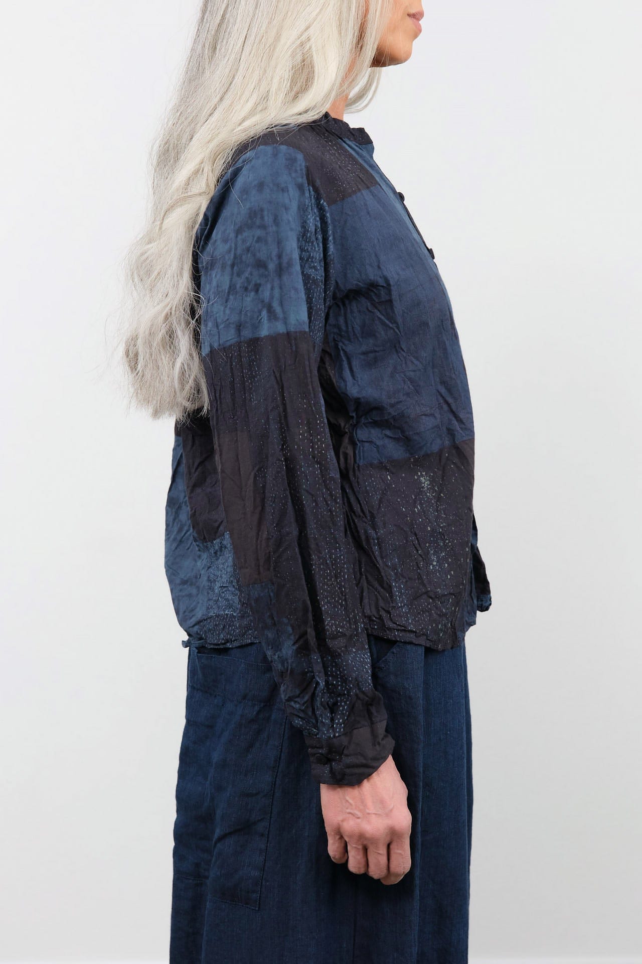 Pas de Calais Apparel Womens Blouses Tsugihagi Print Blouse