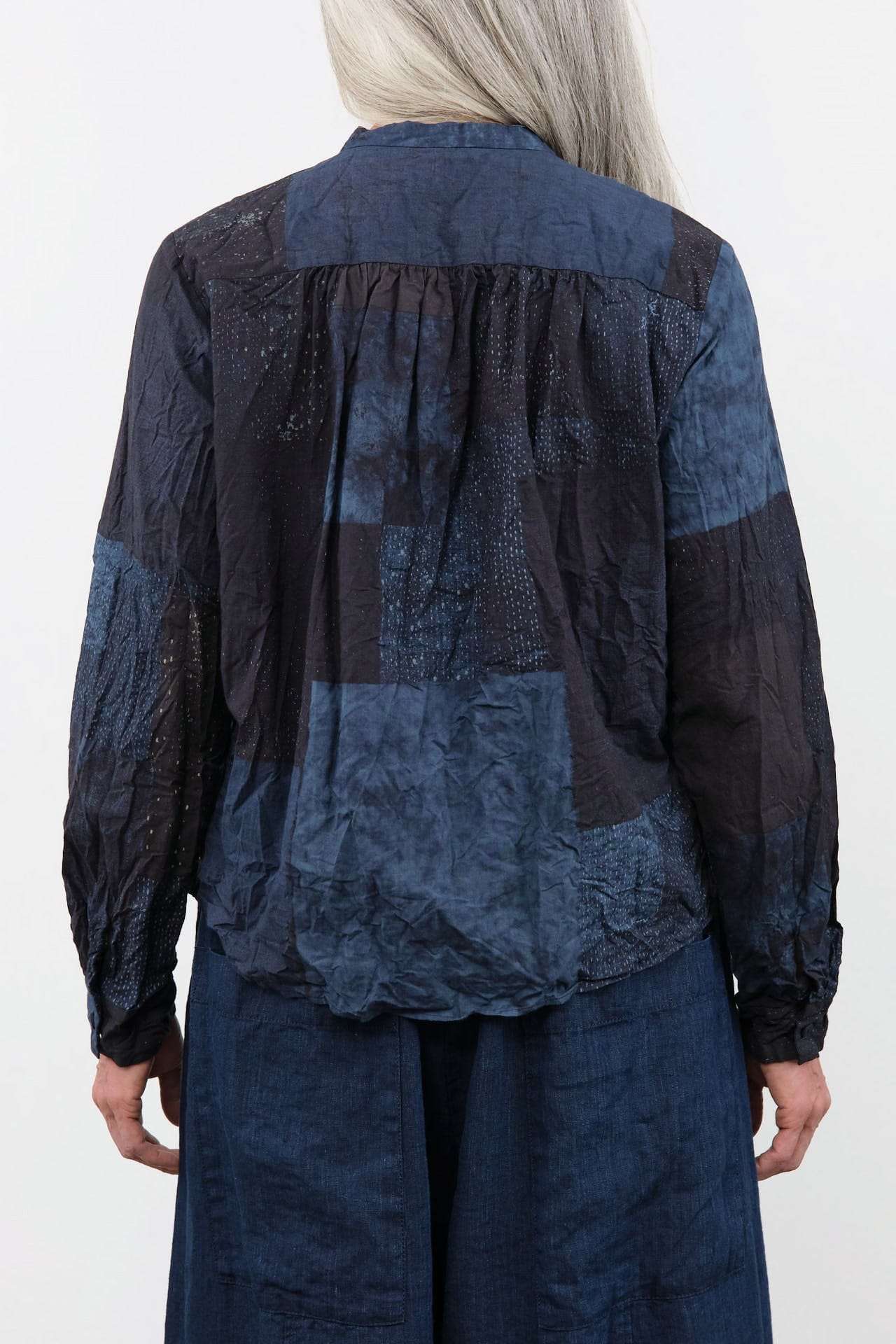 Pas de Calais Apparel Womens Blouses Tsugihagi Print Blouse