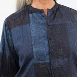 Pas de Calais Apparel Womens Blouses Tsugihagi Print Blouse