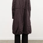 Pas de Calais Apparel Womens Outerwear Washed Organic Cotton ECOPET Mini Check Tailored Coat