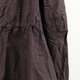 Pas de Calais Apparel Womens Outerwear Washed Organic Cotton ECOPET Mini Check Tailored Coat